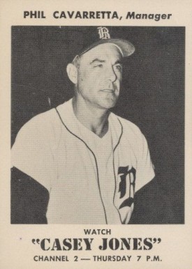 1958 Bond Bread Buffalo Bisons Phil Cavarretta # Baseball Card