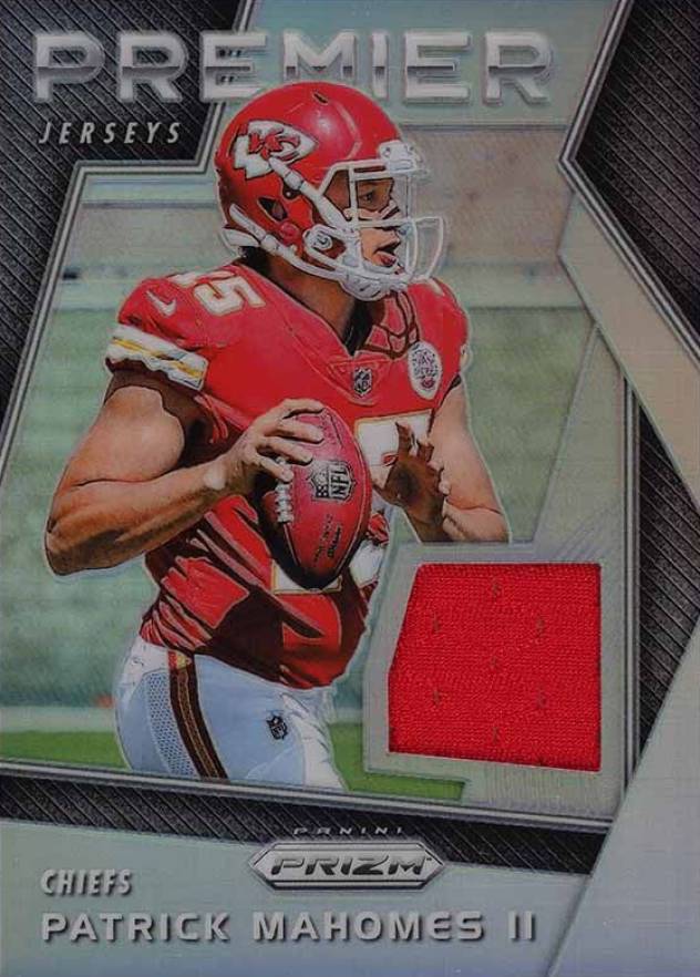 2017 Panini Prizm Prizm Premier Jerseys Patrick Mahomes II #24 Football Card