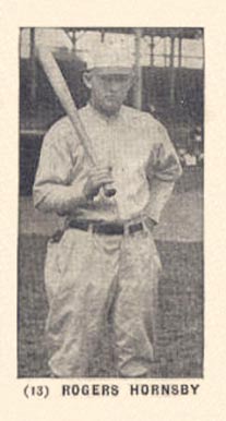 1928 Strip Card Rogers Hornsby #13 Baseball Card