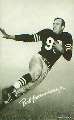 1948 Exhibits Bob Hoernschemeyer # Football Card