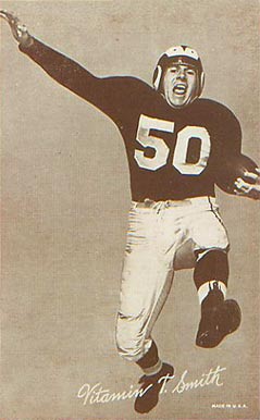 1948 Exhibits Vitamin T. Smith # Football Card