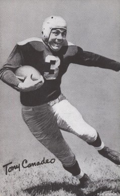 1948 Exhibits Tony Canadeo # Football Card