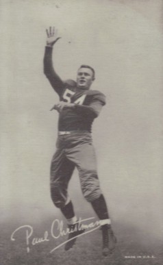 1948 Exhibits Paul Christman # Football Card