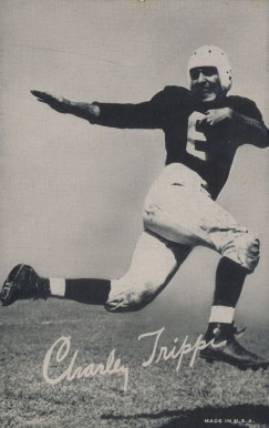 1948 Exhibits Charley Trippi # Football Card