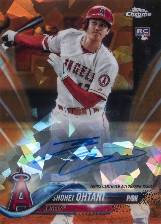 2018 Topps Chrome Sapphire Edition Rookie Autographs Shohei Ohtani #AC-SO Baseball Card