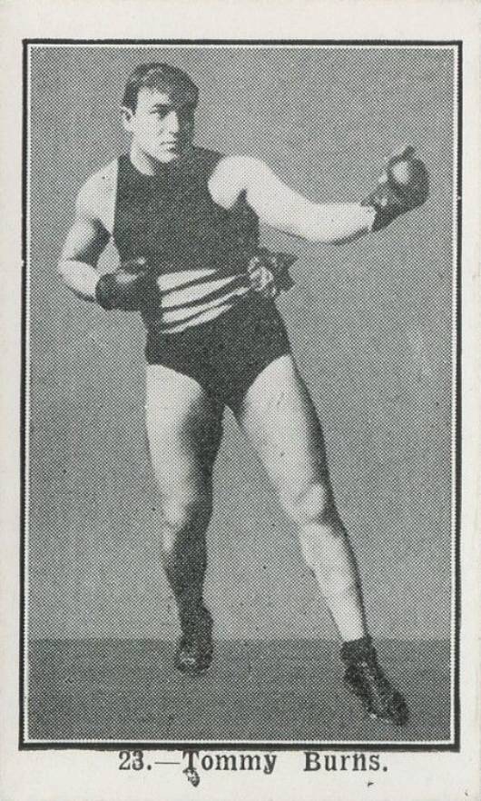 1923 Burstein Isaacs & Co. Famous Prize Fighters Tommy Burns #23 Other Sports Card