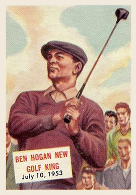 1954 Topps Scoop Ben Hogan New Golf King #129 Other Sports Card