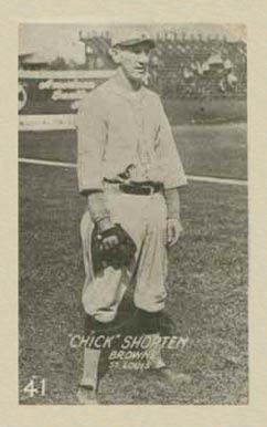 1923 Strip Card "Chick" Shorten #41 Baseball Card