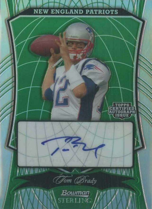 2009 Bowman Sterling Tom Brady #190 Football Card