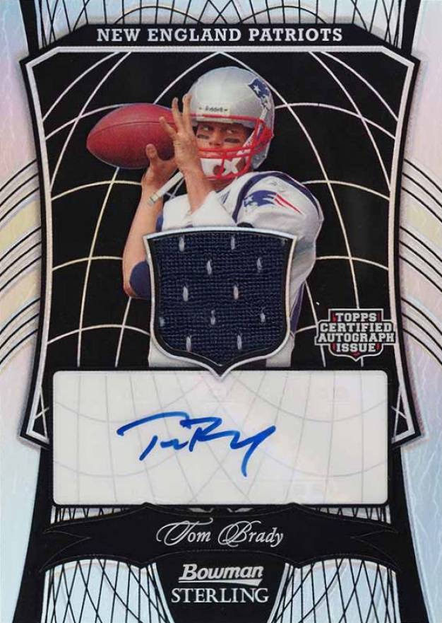 2009 Bowman Sterling Tom Brady #190 Football Card