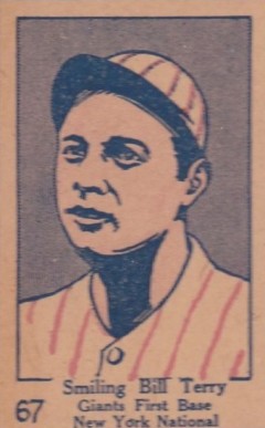 1928 Strip Card Hal Carlson #75 Baseball Card