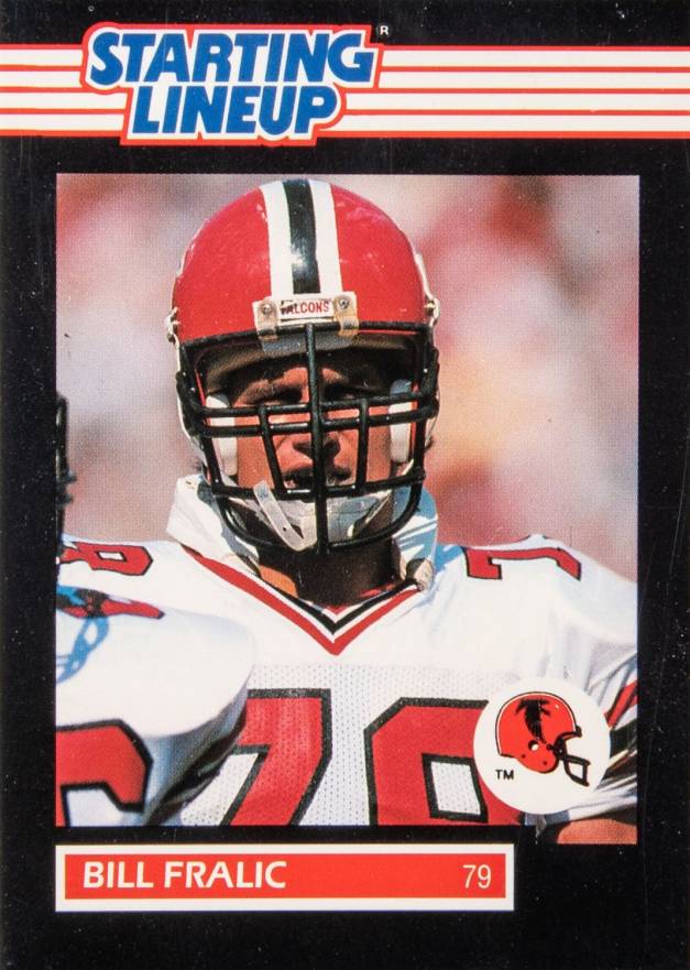 1989 Kenner Starting Line Up Bill Fralic # Football Card