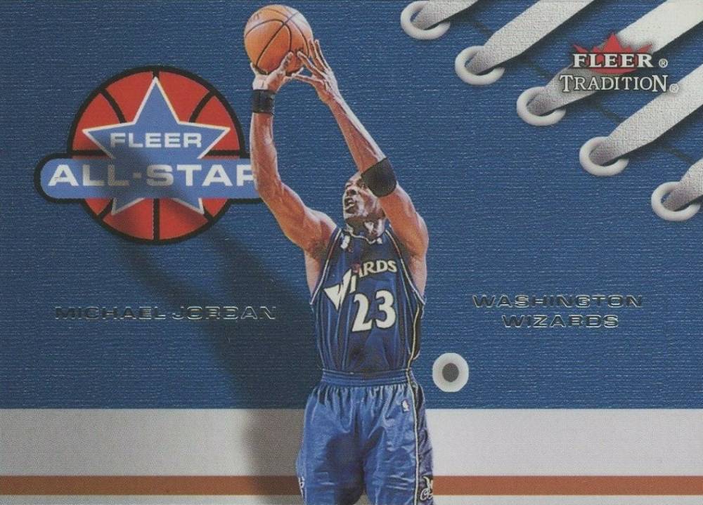 2002 Fleer Tradition All-Stars Michael Jordan #4 Basketball Card
