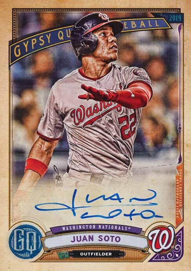 2019 Topps Gypsy Queen Autographs Juan Soto #JS Baseball Card