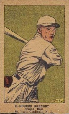 1923 Strip Card Rogers Hornsby #55 Baseball Card