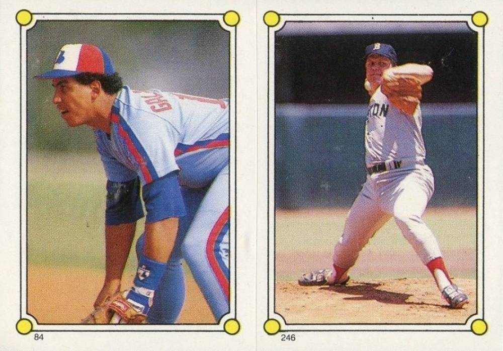 1987 O-Pee-Chee Stickers Tom Seaver/Andres Galarraga #84/246 Baseball Card