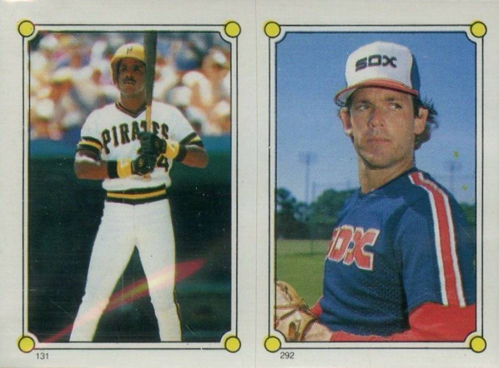 1987 O-Pee-Chee Stickers Barry Bonds/Neil Allen #131/292 Baseball Card