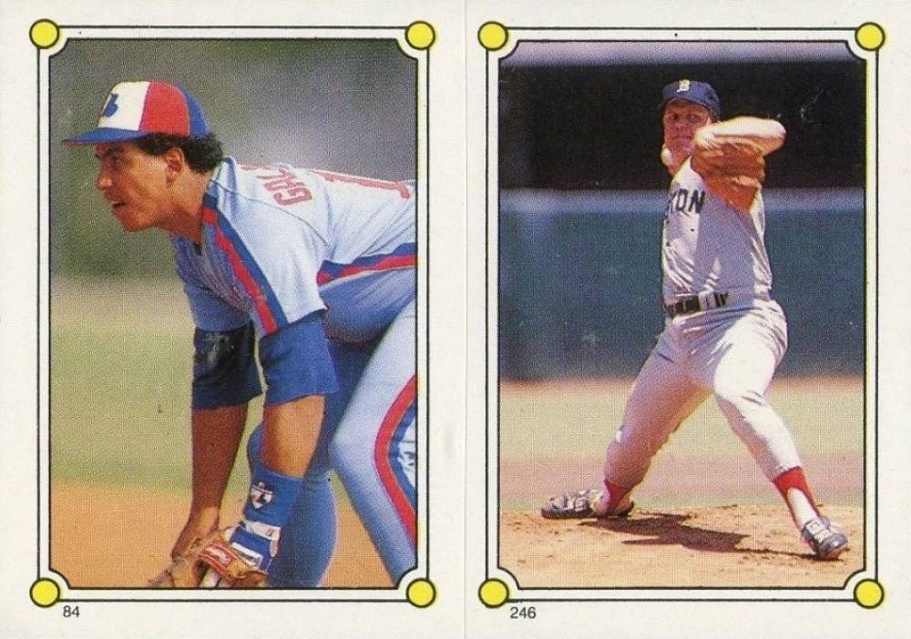 1987 O-Pee-Chee Stickers Tom Seaver/Andres Galarraga #84/246 Baseball Card