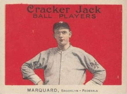 1915 Cracker Jack MARQUARD, Brooklyn-Federals #43 Baseball Card