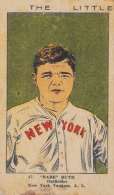 1923 Strip Card Babe Ruth #47 Baseball Card