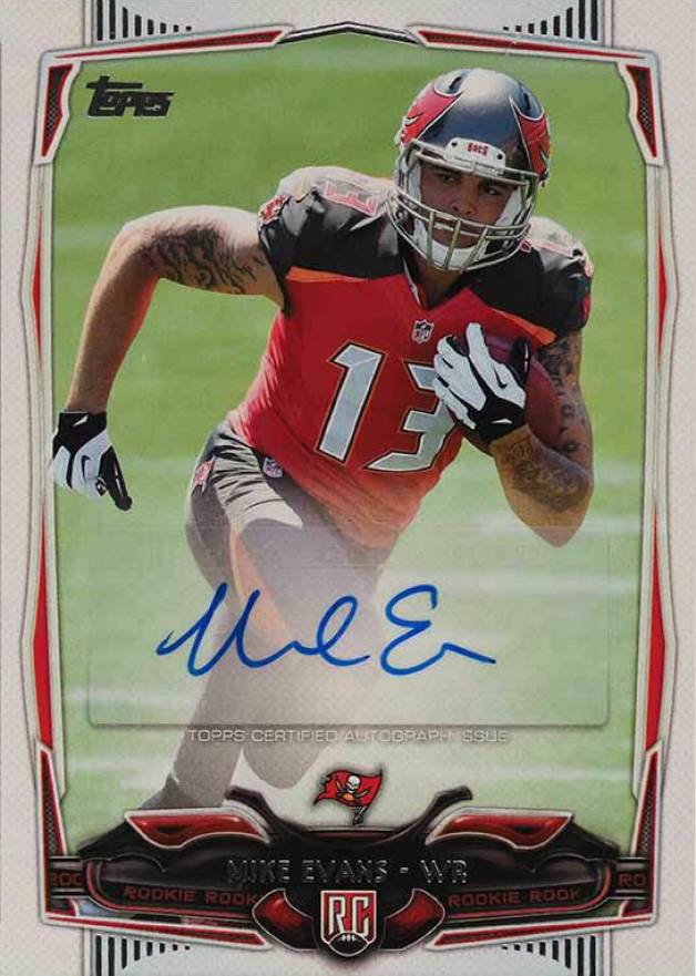 2014 Topps Mike Evans #387 Football Card