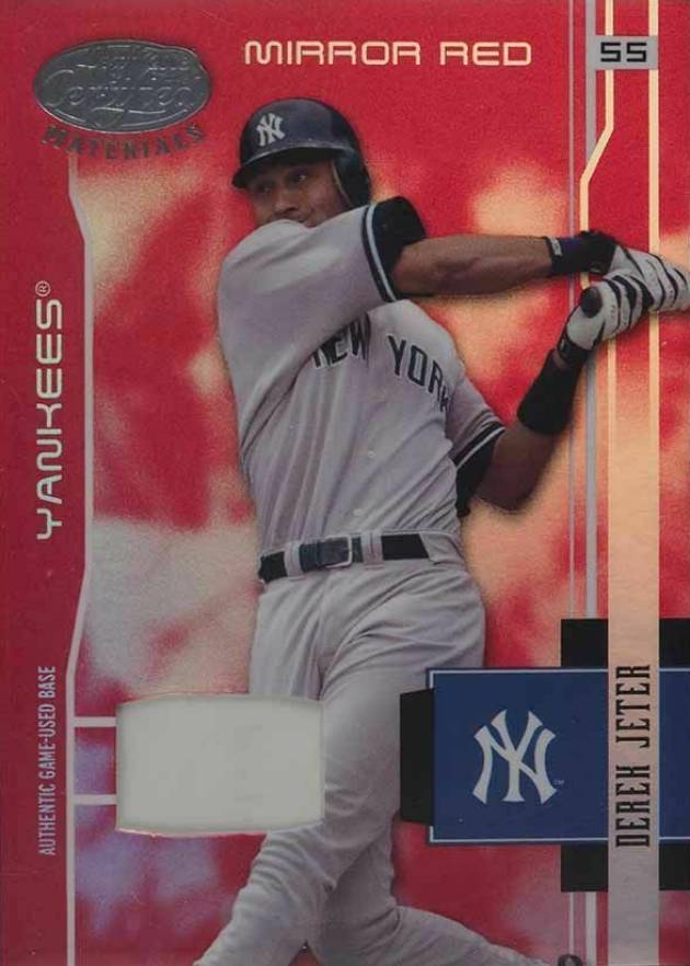 2003 Leaf Certified Materials Derek Jeter #121 Baseball Card