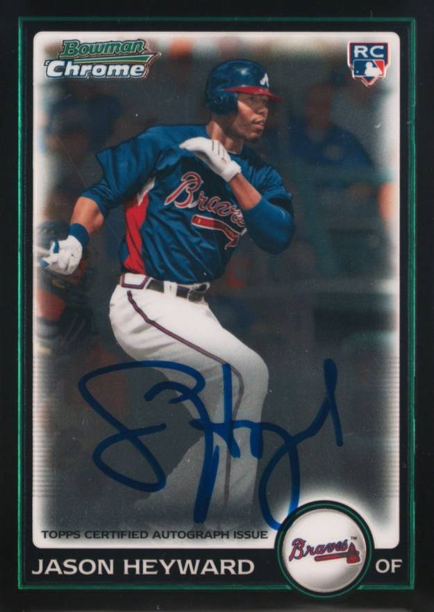 2010 Bowman Chrome Jason Heyward #200 Baseball Card