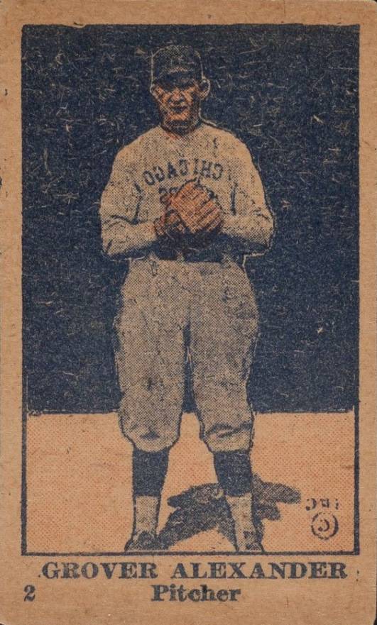 1921 Strip Card Grover Alexander #2 Baseball Card