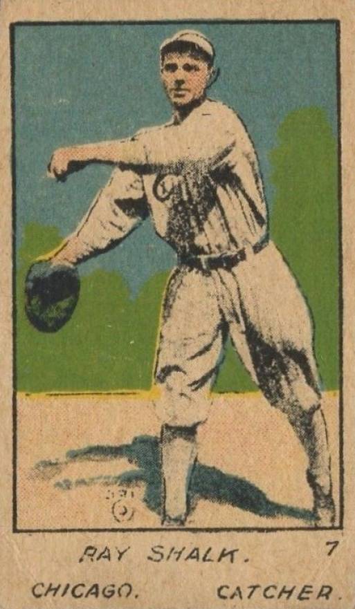 1921 Strip Card Ray Shalk #7 Baseball Card