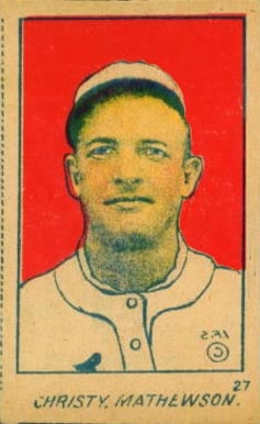 1921 Strip Card Christy Mathewson #27 Baseball Card