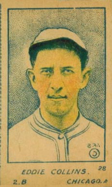 1921 Strip Card Eddie Collins #28 Baseball Card