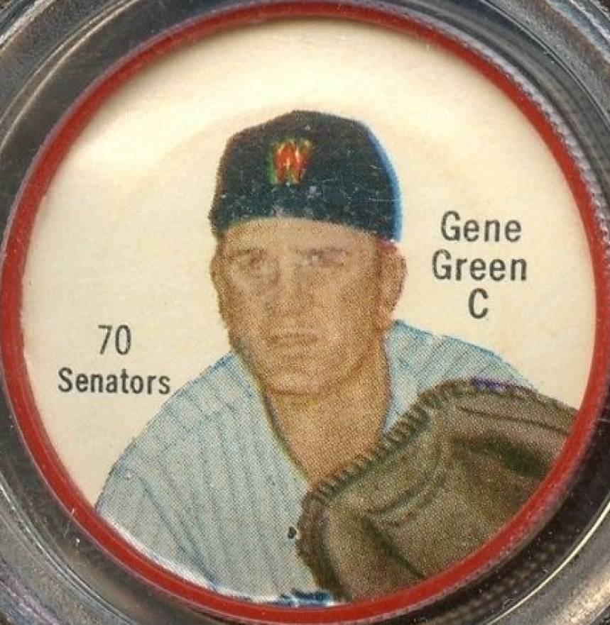 1962 Salada-Junket Coin Gene Green #70 Baseball Card