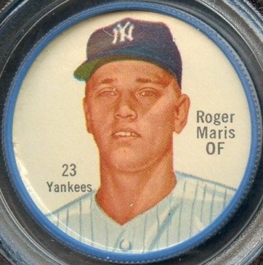 1962 Salada-Junket Coin Roger Maris #23 Baseball Card