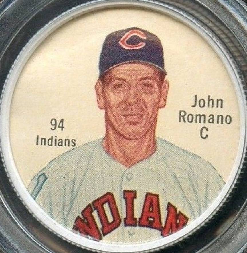 1962 Salada-Junket Coin Johnny Romano #94 Baseball Card