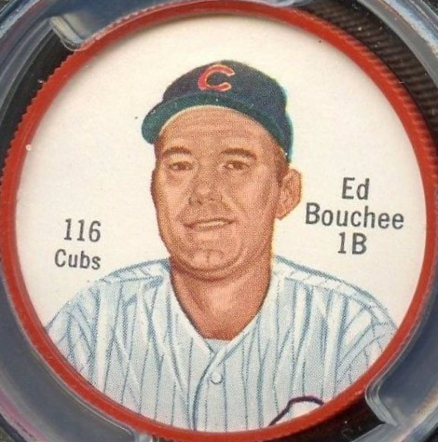 1962 Salada-Junket Coin Ed Bouchee #116 Baseball Card