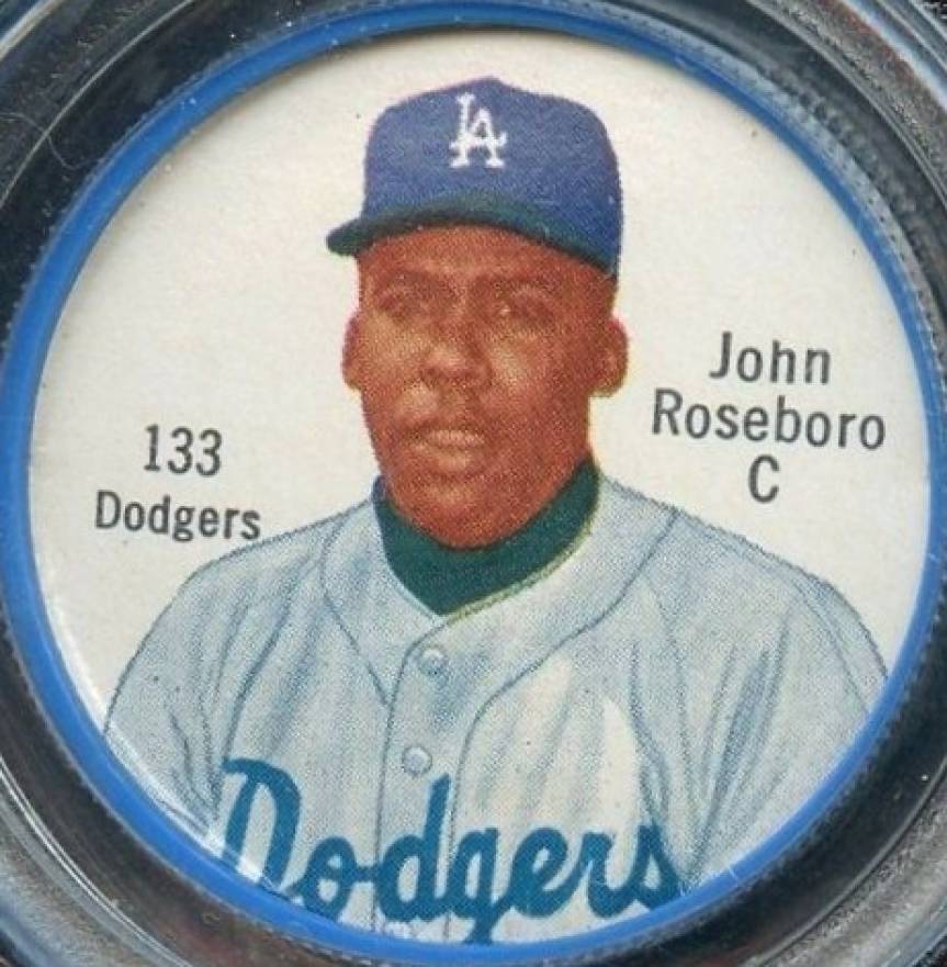 1962 Salada-Junket Coin John Roseboro #133 Baseball Card