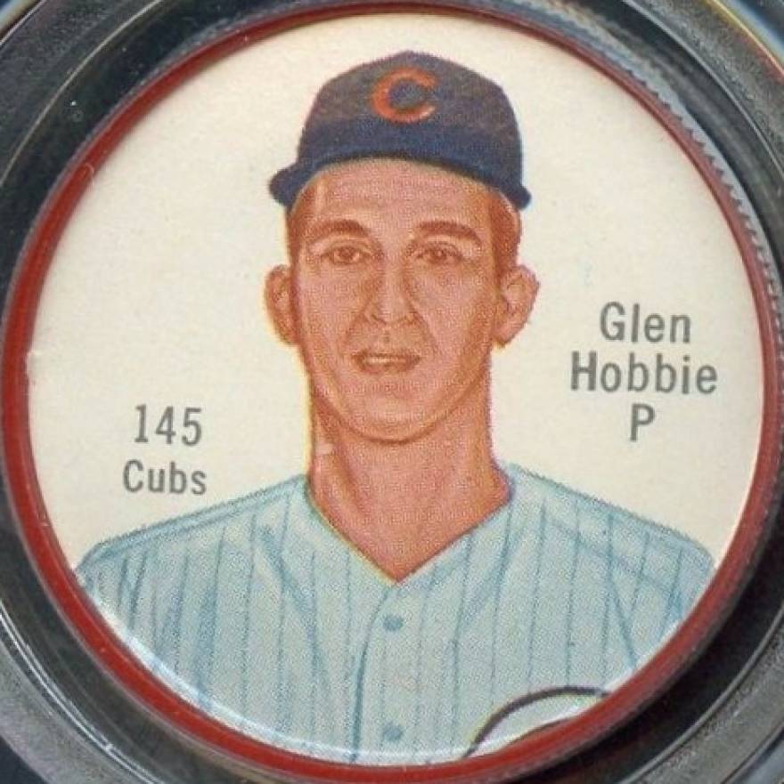 1962 Salada-Junket Coin Glen Hobbie #145 Baseball Card