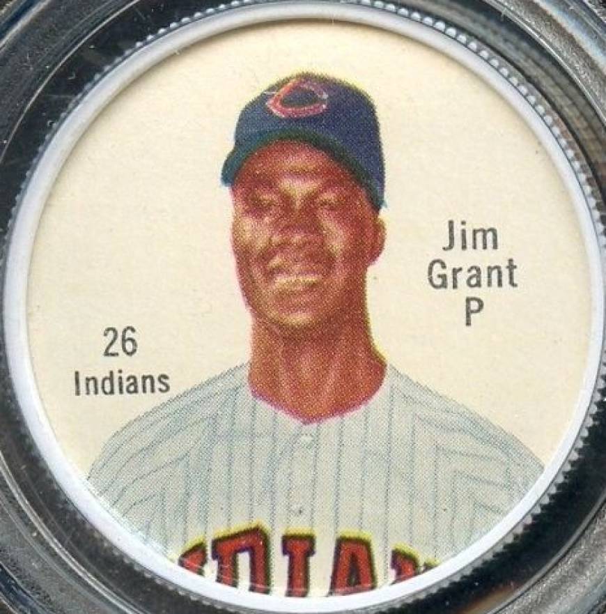 1962 Salada-Junket Coin Jim Grant #26 Baseball Card