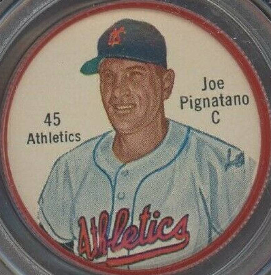 1962 Salada-Junket Coin Joe Pignatano #45 Baseball Card