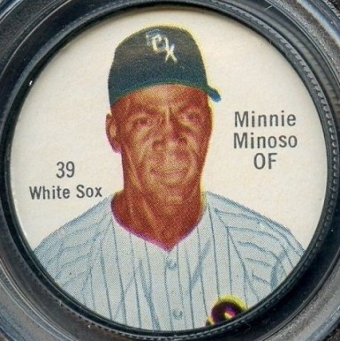 1962 Salada-Junket Coin Minnie Minoso #39 Baseball Card