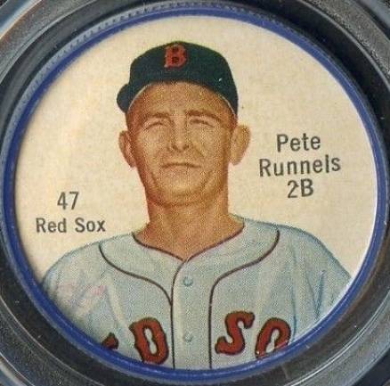 1962 Salada-Junket Coin Pete Runnels #47 Baseball Card