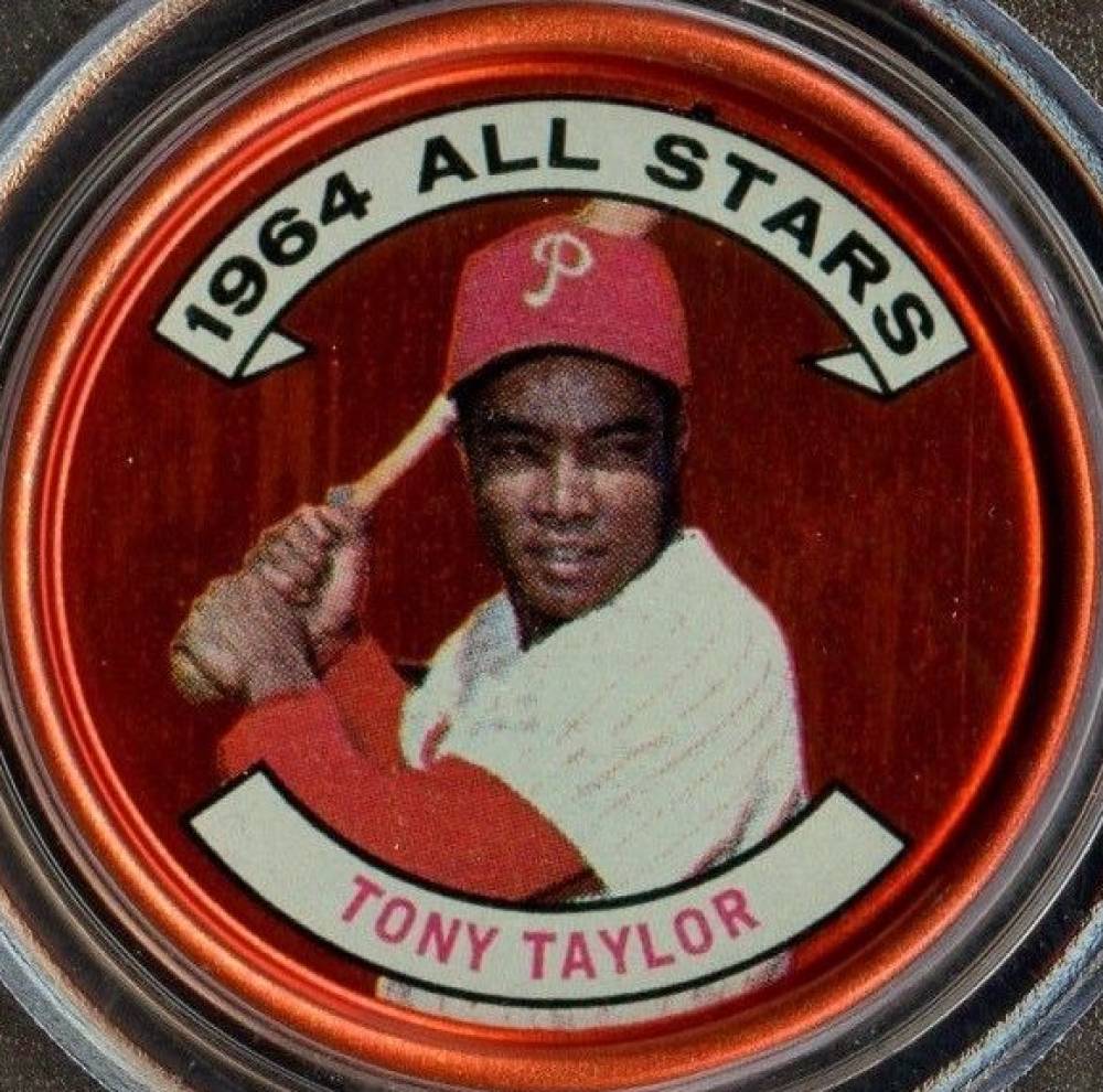 1964 Topps Coins Tony Taylor #144 Baseball Card