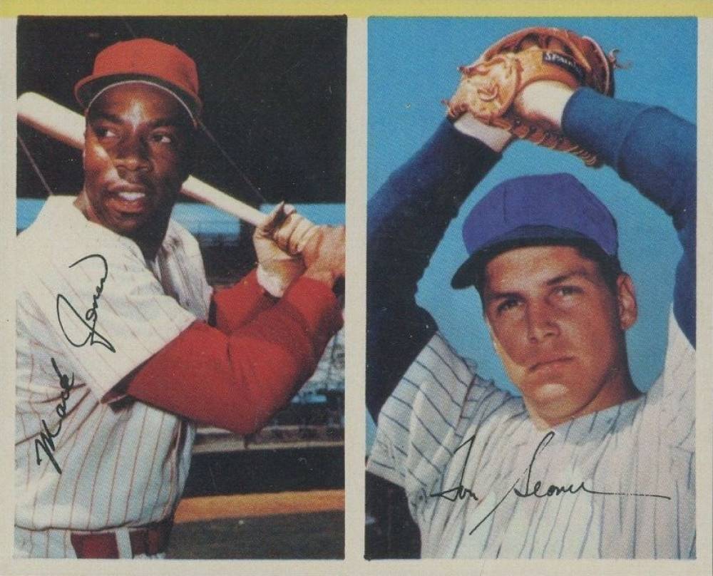 1969 MLB Photostamps Tom Seaver/Mack Jones # Baseball Card