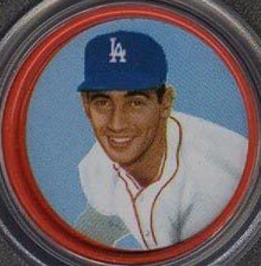 1963 Salada-Junket All-Star Baseball Sandy Koufax #4 Baseball Card