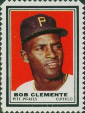 1962 Topps Stamps Roberto Clemente # Baseball Card