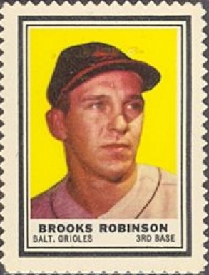 1962 Topps Stamps Brooks Robinson # Baseball Card