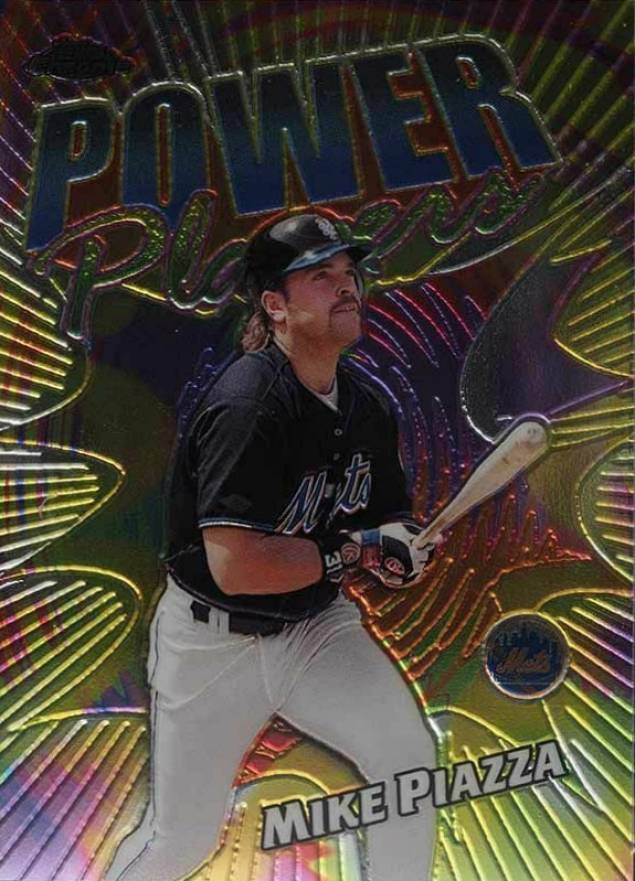 2000 Topps Chrome Power Players Mike Piazza #P14 Baseball Card