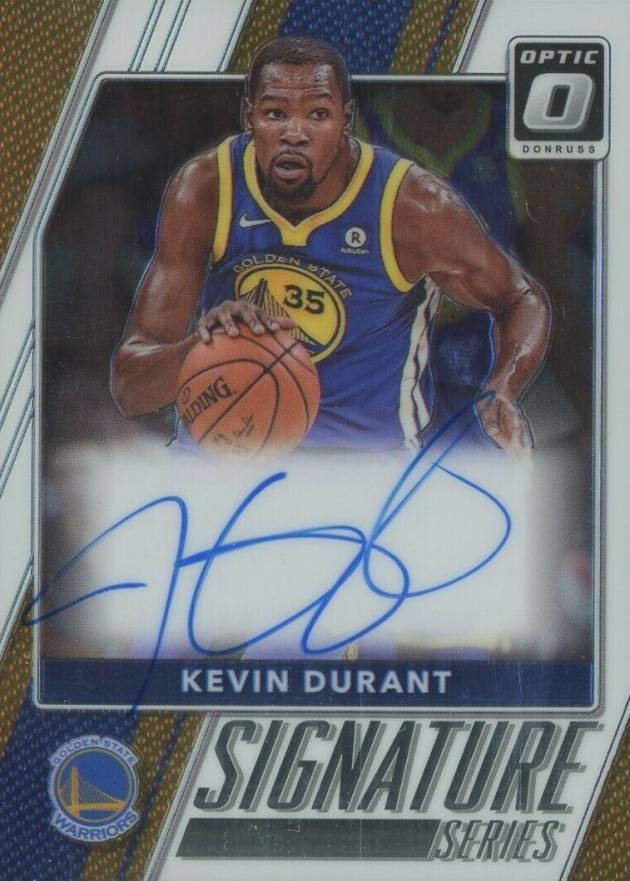 2017 Donruss Optic Signature Series Kevin Durant #49 Basketball Card