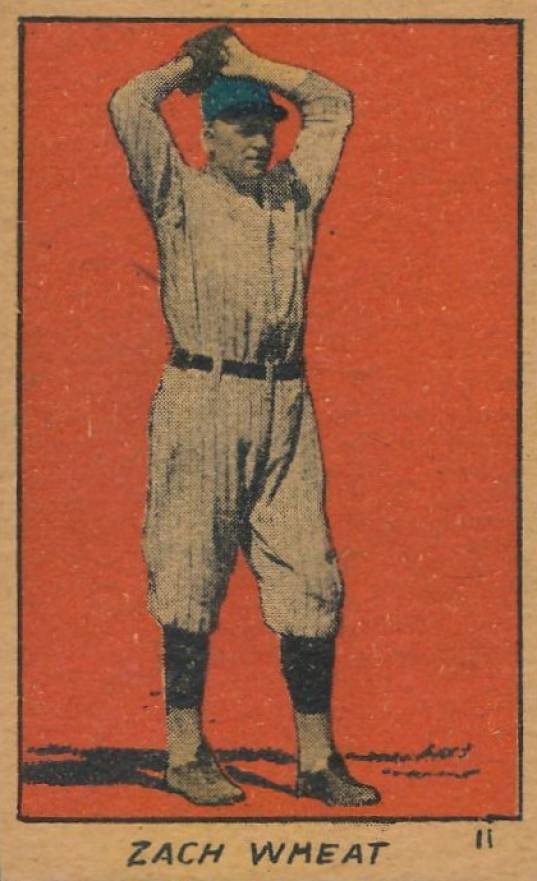 1920 Strip Card Zach Wheat #11 Baseball Card