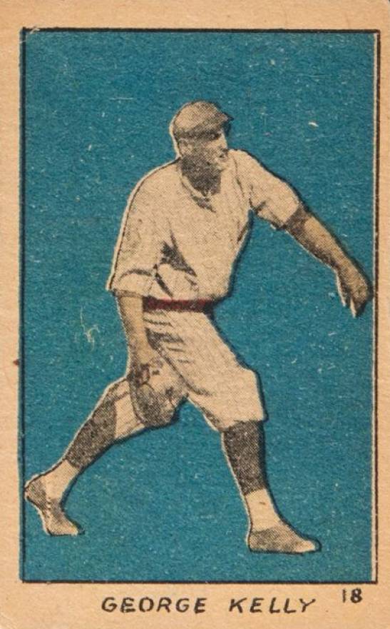 1920 Strip Card George Kelly #18 Baseball Card